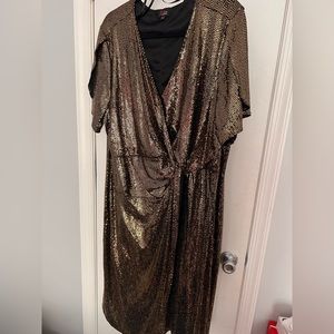 Gold festivity dress
